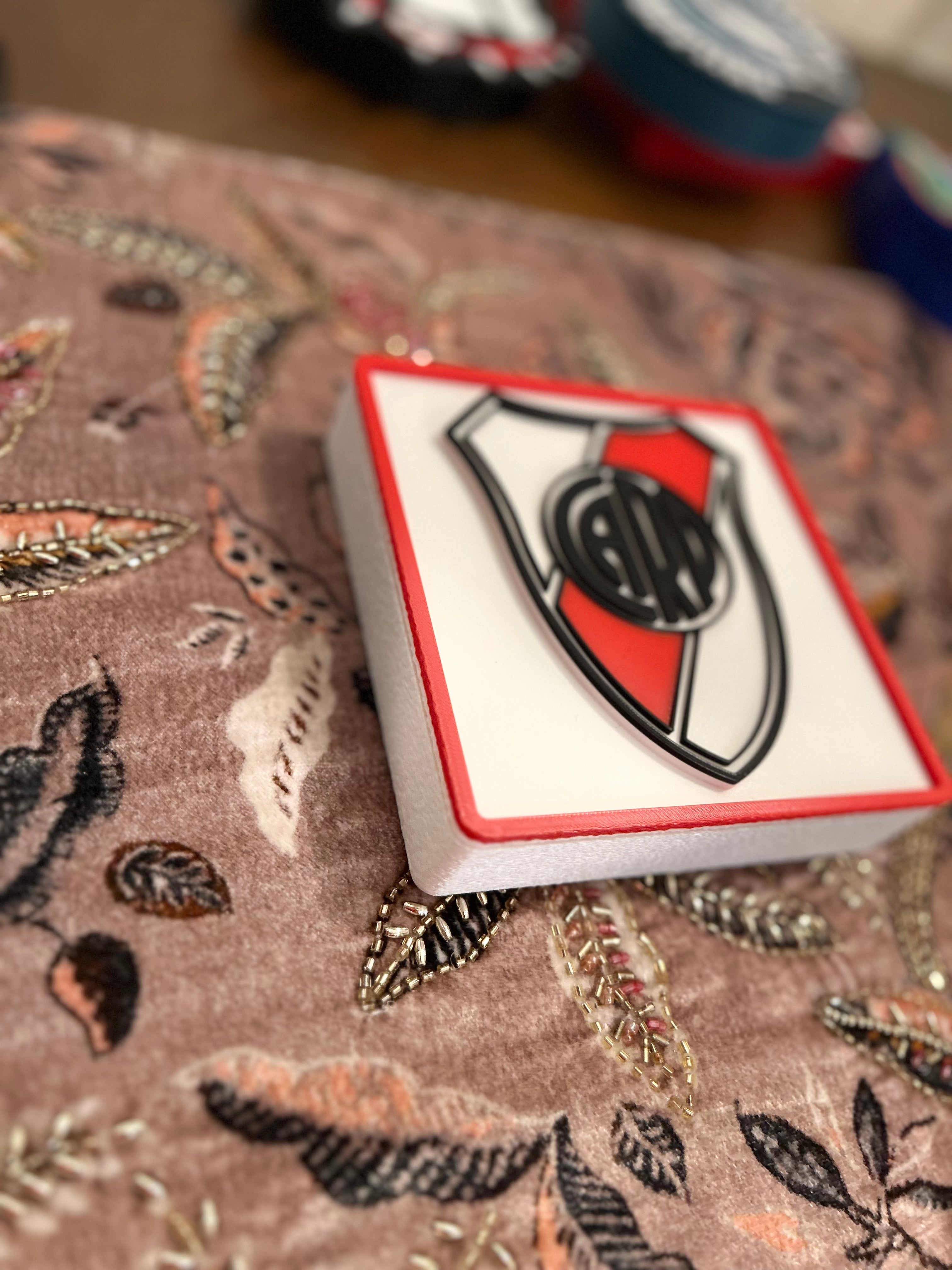 River Plate 3D Printed Plaque – Soccer Desk Decor & Gift for Coach or Fan My Store