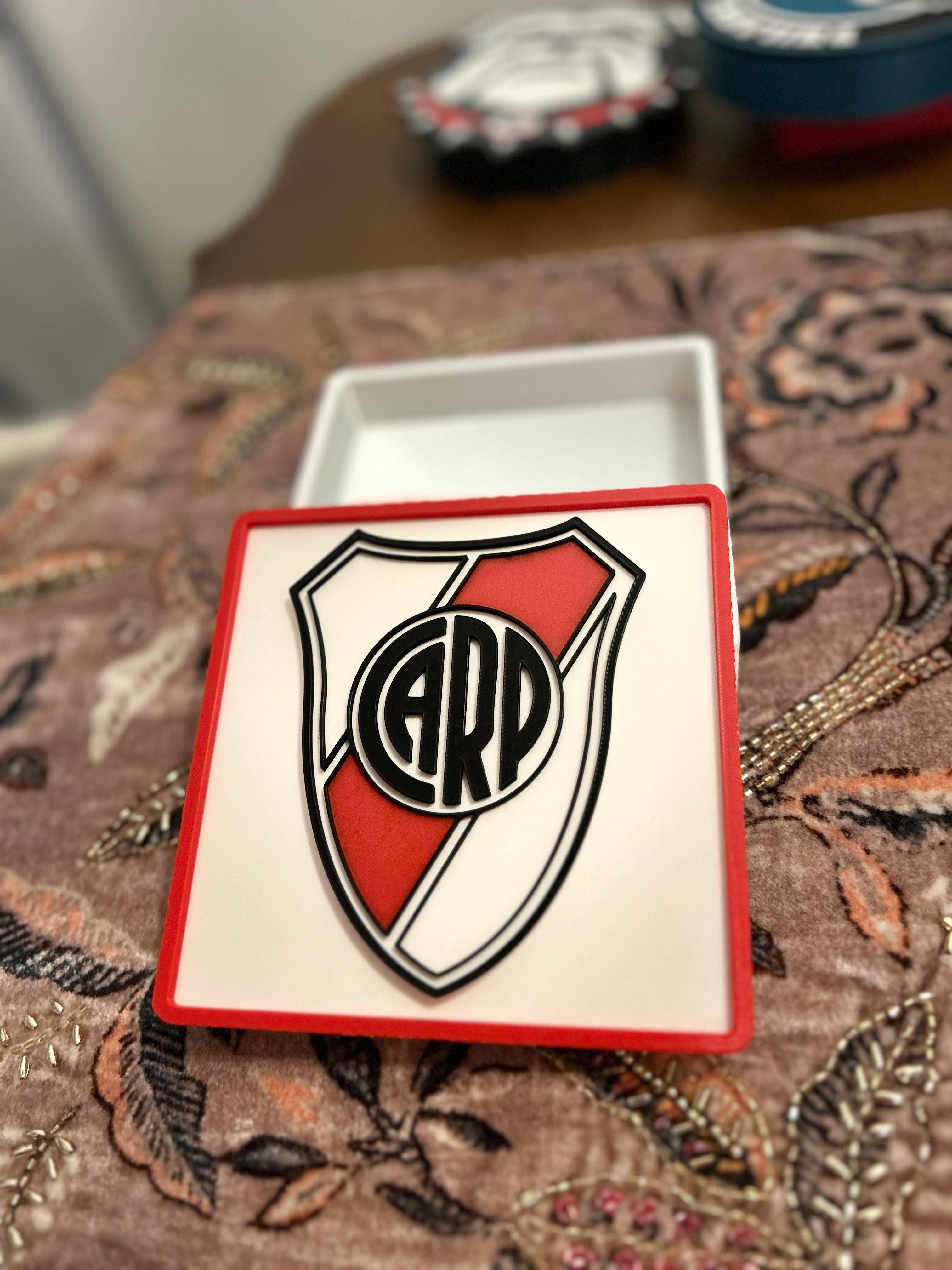 River Plate 3D Printed Plaque – Soccer Desk Decor & Gift for Coach or Fan My Store